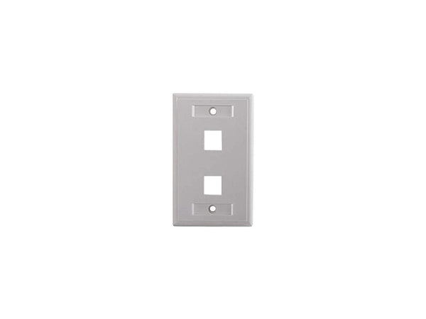 C2G 03410 One Keystone Single Gang Wall Plate