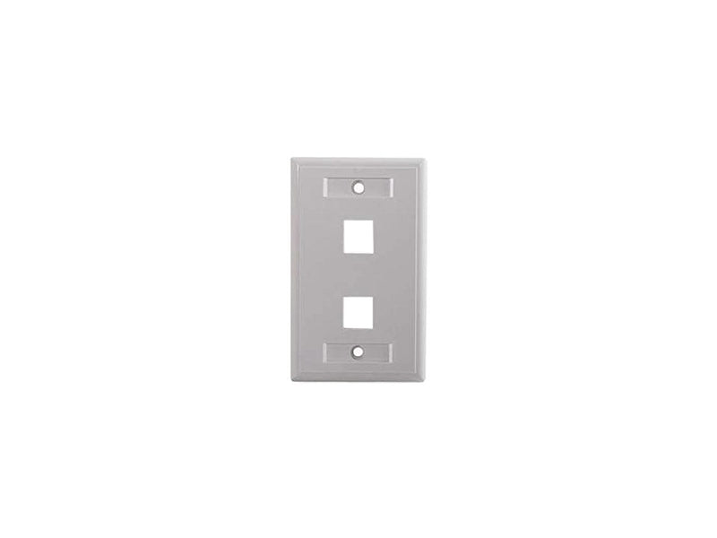 C2G 03410 One Keystone Single Gang Wall Plate