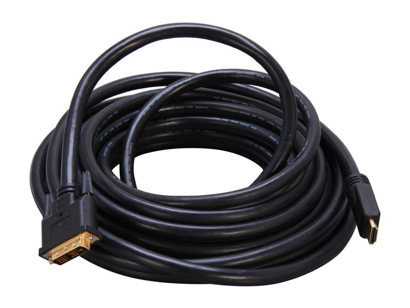 StarTech.com HDMIDVIMM30 Black HDMI to DVI Digital Video Cable Male to Male