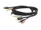 StarTech.com 6 ft. -in-1 USB DisplayPort KVM Switch Cable w/ Audio & Microphone