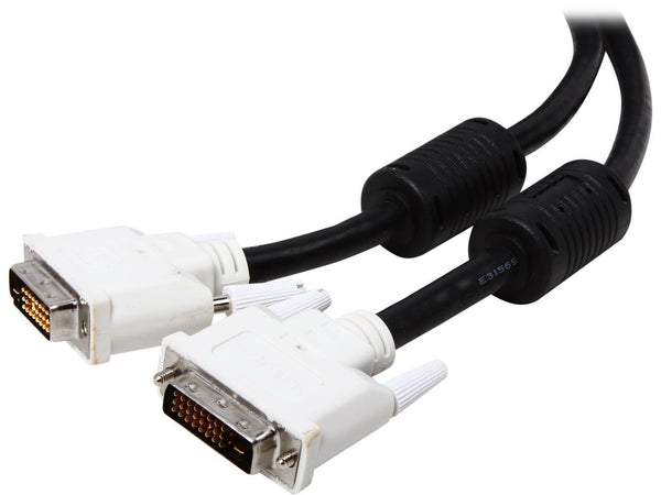 StarTech.com DVIDDMM25 Black & White Male to Male DVI-D Dual Link Digital Video