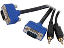 StarTech 6 ft. (1.8 m) VGA Cable with Audio - HD15 VGA with Audio