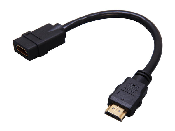 StarTech.com HDMIEXTAA6IN 6 in. Black Connector A: 1 - HDMI Male

Connector B: 1