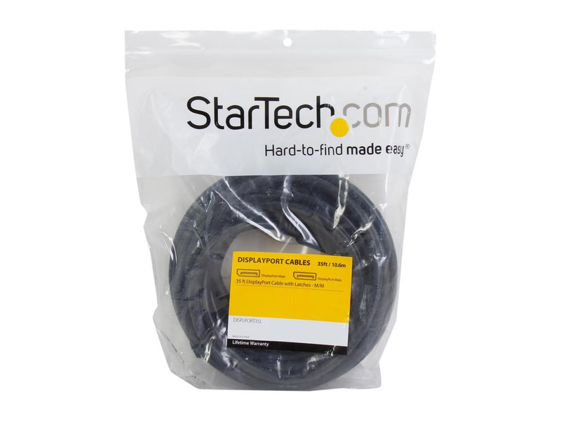 StarTech.com DISPLPORT35L 35 ft. Black Connector A: 1 - DisplayPort Male