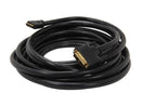 StarTech.com HDMIDVIMM20 Black HDMI to DVI-D Cable Male to Male