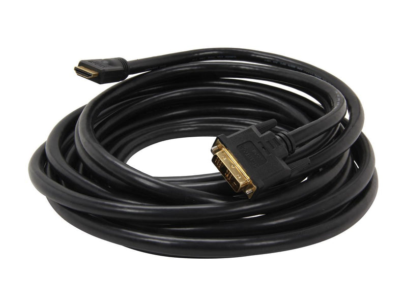 StarTech.com HDMIDVIMM20 Black HDMI to DVI-D Cable Male to Male