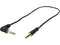 StarTech.com MU1MMSRA Slim 3.5mm to Right Angle Stereo Audio Cable Male to Male