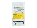 StarTech.com MU1MMSRA Slim 3.5mm to Right Angle Stereo Audio Cable Male to Male