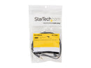 StarTech.com MU3MMSRA Slim 3.5mm to Right Angle Stereo Audio Cable Male to Male