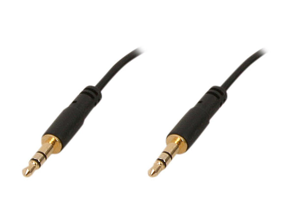 StarTech.com MU6MMS Slim 3.5mm Stereo Audio Cable Male to Male