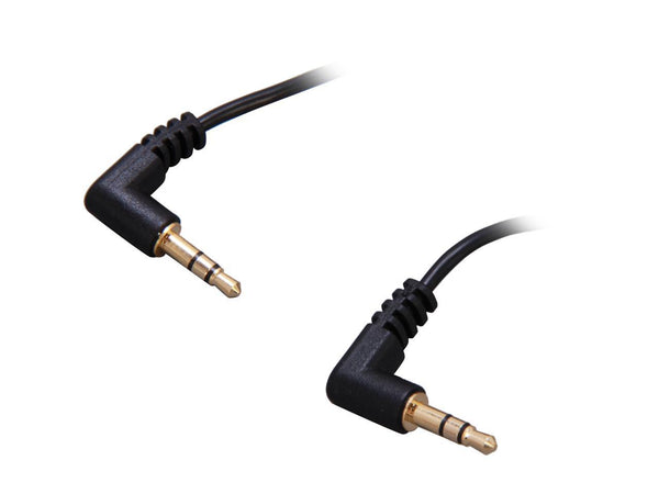 StarTech.com 6 ft. (1.8 m) Right Angle 3.5 mm Audio Cable - 3.5mm Slim