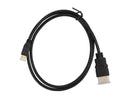 StarTech.com HDMIADMM3 3 ft. Black High Speed HDMI® Cable with Ethernet Male to