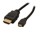 StarTech.com HDMIADMM6 Black Connector A: 1 - HDMI® (19 pin) Male  Connector B: