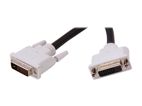 6in DVI-D Dual Link Digital Port Saver Extension Cable M/F - DVI-D Male