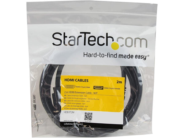 StarTech.com 2m HDMI Extension Cable - M/F