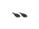 MANHATTAN 306126 Black HDMI 19-pin male to HDMI 19-pin male connections High