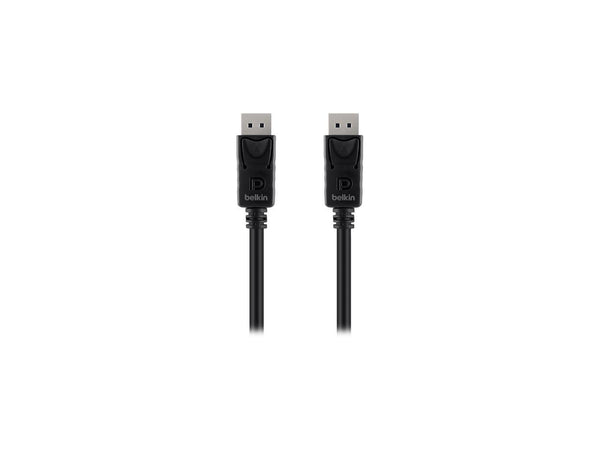 BELKIN PURE AV F2CD000B06-E 6 ft. Black DisplayPort to DisplayPort Cable Male to