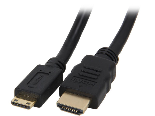 Coboc MHH-10 Black HDMI to Mini HDMI, Type A to Type C High Speed HDMI Male to