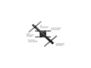 Premier Mounts RFM Black 37" - 63" Rotating Mount for Flat-Panels
