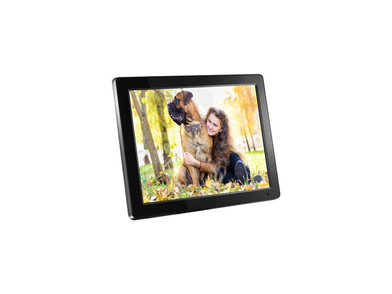 Aluratek ADMPF512F 12" 800 x 600 Digital Photo Frame with 512MB Built-in Memory