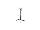 Peerless SR560M Universal 32" - 65" Flat Panel Cart with Metal Shelf