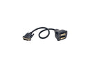 Tripp Lite P564-001 Black Male to 2 Female DVI-D Y Splitter Cable