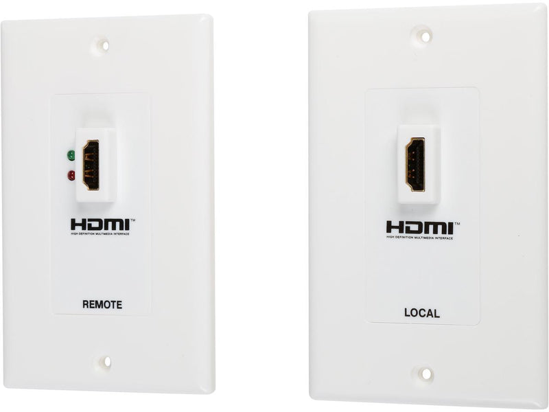 Tripp Lite P167-000 F-F HDMI Over Cat5 Active Extender Wall Plate Kit - White