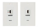 Tripp Lite P167-000 F-F HDMI Over Cat5 Active Extender Wall Plate Kit - White