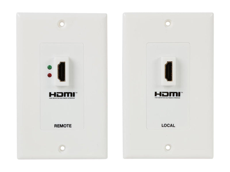 Tripp Lite P167-000 F-F HDMI Over Cat5 Active Extender Wall Plate Kit - White