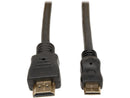 Tripp Lite HDMI to Mini HDMI Cable with Ethernet, Digital Video with Audio