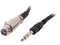 BYTECC Model MICPH-10MF 10 ft. 1/4" Stereo Microphone Plug to 3 pin XLR Female