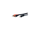 Comprehensive MPS-2PP-3ST 3 ft. 3.5mm Stereo to 2 x RCA Cable Male to Male