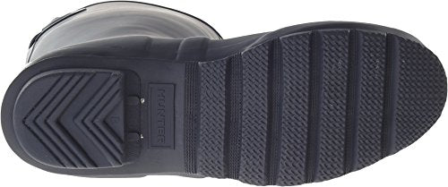 HUNTER FOOTWEAR WOMEN'S ORIGINAL TALL BACK ADJUSTABLE RAIN BOOTS NAVY SIZE 7 - Like New