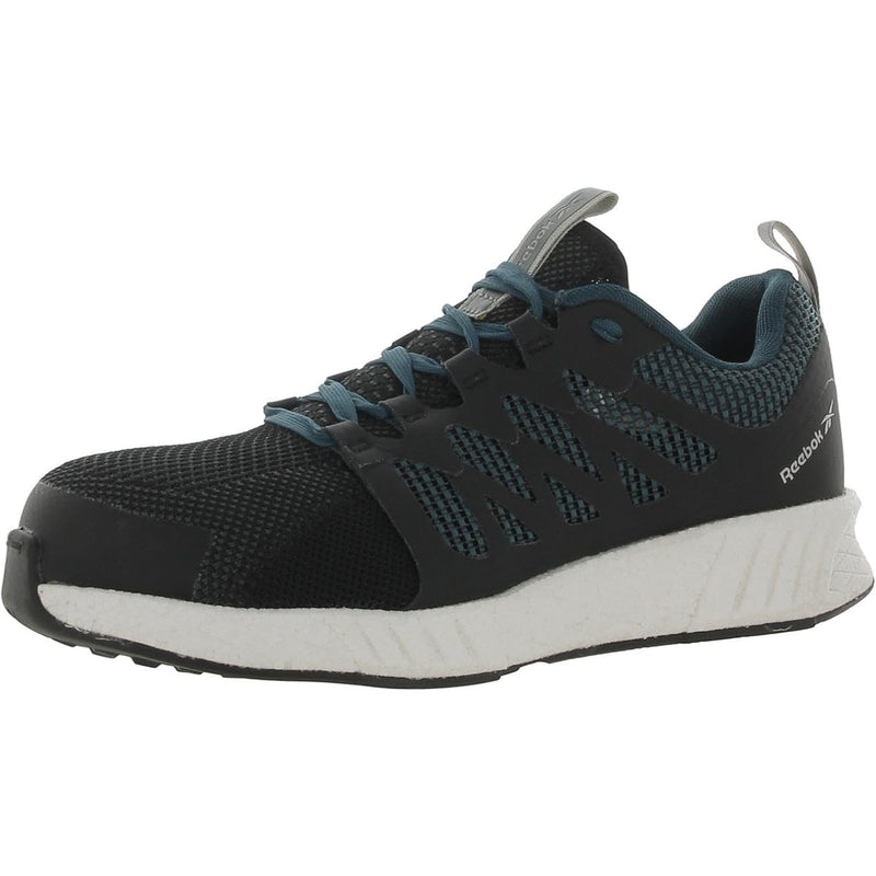 RB314 Reebok Women's Fusion Flexweave Work Ct/ESD Safety - Size 8 - Teal/Black - Like New