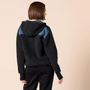 AMAZON ESSENTIALS WOMEN'S TEDDY FLEECE QUARTER HOODED JACKET - SIZE: L - BLACK - Brand New