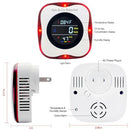 plug in carbon monoxide nat gas detectors kh alert combination gas detector - Like New