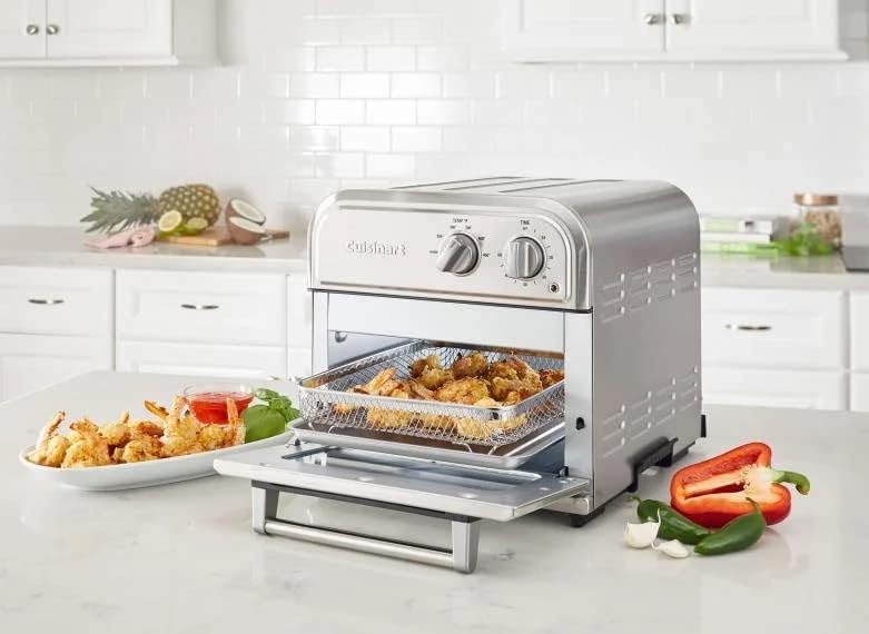 CUISINART Air Fryer Compact, Stainless Steel AFR-25 - SILVER - Like New