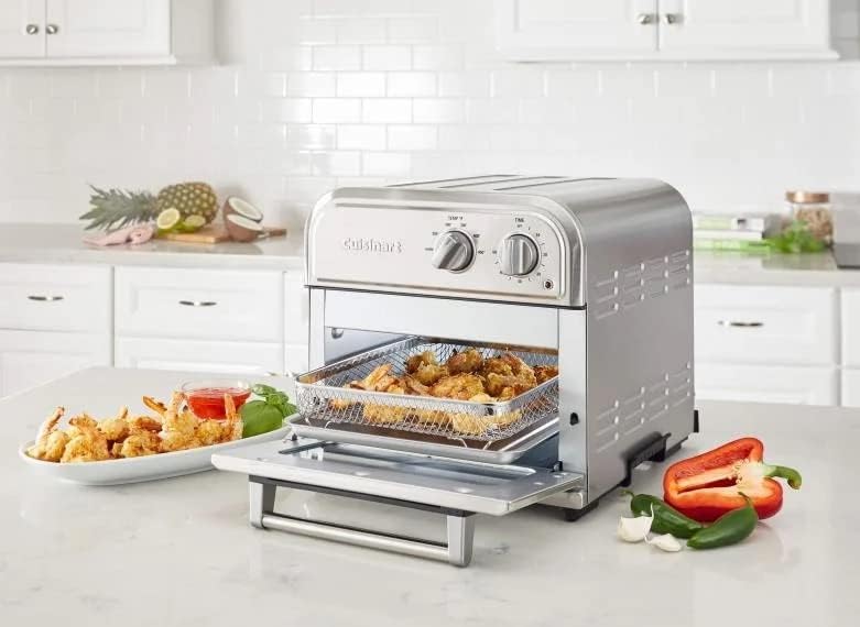 CUISINART Air Fryer Compact, Stainless Steel AFR-25 - SILVER Like New