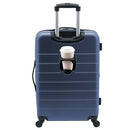 Wrangler 20" Smart Spinner Carry-On Luggage With Usb Charging Port - Navy Blue - Brand New