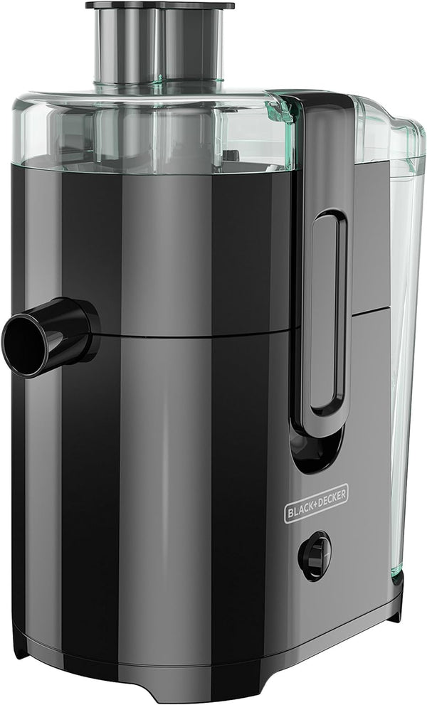 BLACK+DECKER 400 Watt Fruit and Vegetable Juice Extractor, JE2400BD - Black - Like New