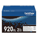 Brother TN920XL High Yield Toner Cartridge 2 Pack Professional Laser Printer - Brand New