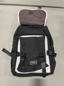 ASGE LARGE BACKPACK - TEENAGE REFLECTIVE WATERPROOF SCHOOL SATCHEL - BLACK - Like New