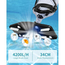 FOTING CORDLESS POOL VACUUM FOR ABOVE GROUND POOL, HANDHELD SPA CLEANER - BLACK - Like New