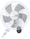 PARIS RHÔNE Wall Mount Fan with Remote,16 Inch Wall Fan with 5 Blades - Like New