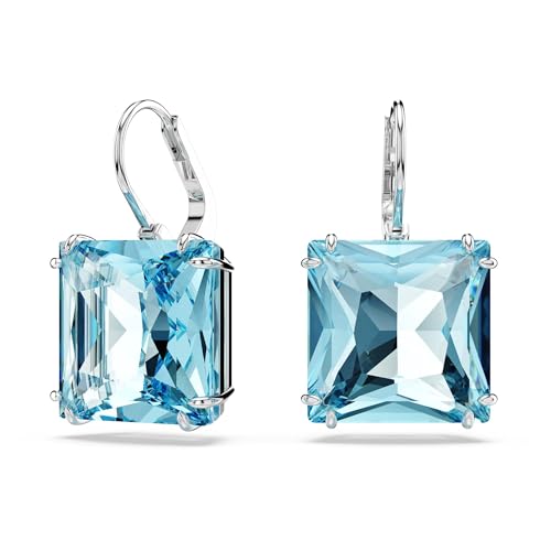 SWAROVSKI MILLENIA DROP EARRINGS WOMEN ONE SIZE BLUE - Brand New