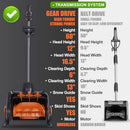 DAJIANGLX 24V 4AH ELECTRIC SNOW BLOWER CORDLESS SNOW CORDLESS, BATTERY - BLACK - Like New
