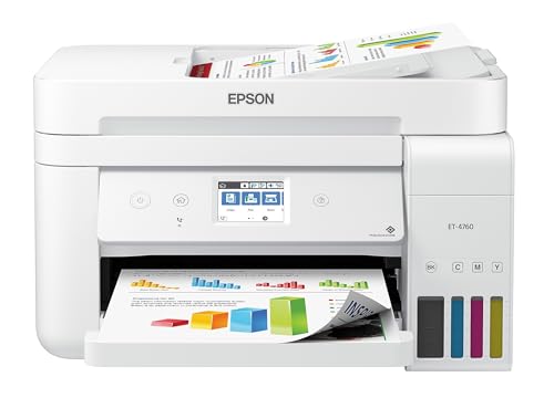 Epson EcoTank ET-4760 Wireless Color All-in-One Printer with - Scratch & Dent