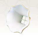 Royal Designs, Inc. Flare Bottom Square Bell Lamp Shade 4 x 10 x 8.5 Gold BS-702 - Brand New
