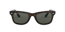RAY-BAN RB2140 ORIGINAL WAYFARER GRADIENT SQUARE SUNGLASSES, TORTOISE GREEN - Like New
