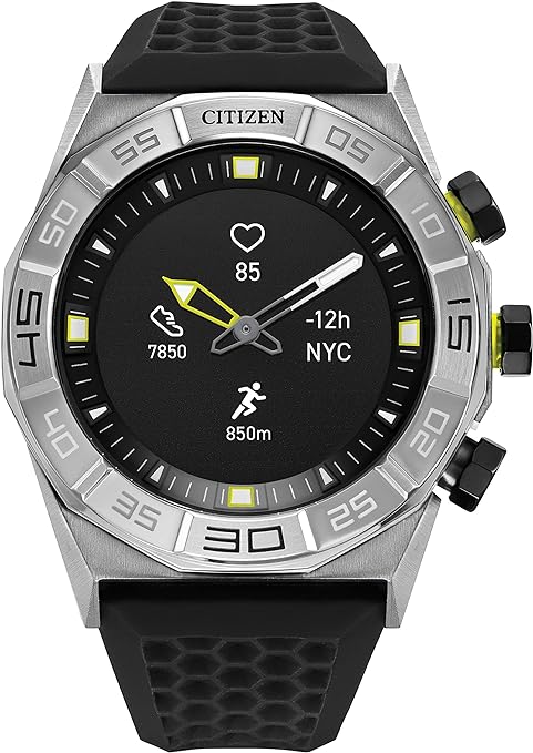 Citizen CZ Smart Gen 1 Hybrid 44mm Heart Rate Tracking YF20MV-01 - Black - Like New